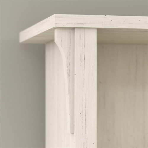 Salinas 5 Shelf Bookcase in Antique White - Engineered Wood