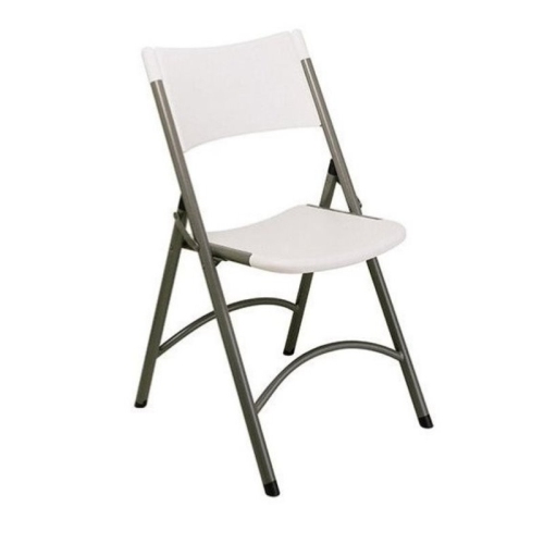 SCRANTON & CO  Resin Folding Chair With Frame (Set Of 4) In Gray