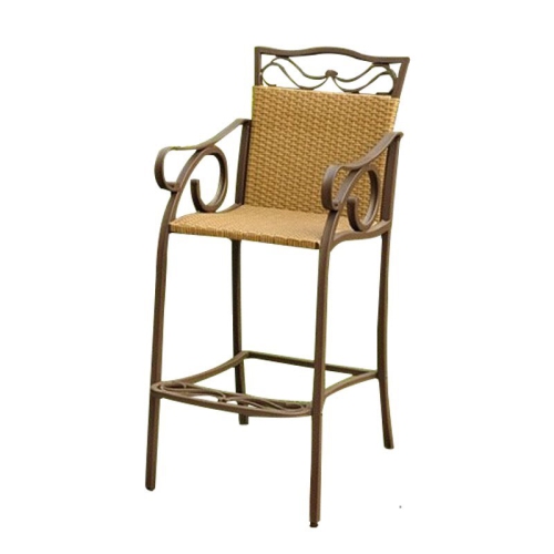 PEMBERLY ROW  Patio Bar Stool In Honey (Set Of 2)