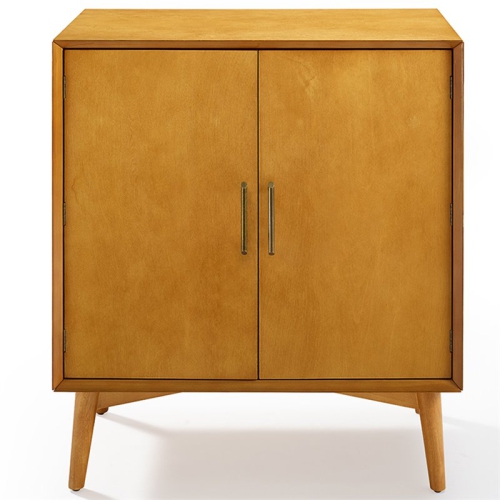 Crosley Landon 2 Door Bar Cabinet in Warm Acorn