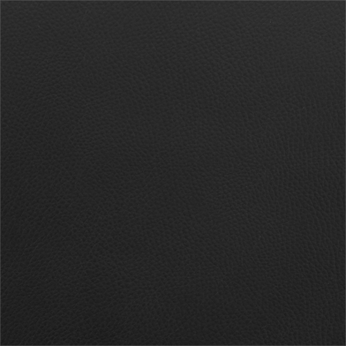 Milan Adjustable Swivel Black Faux Leather and Black Wood Bar Stool