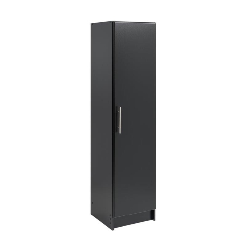 Armoire étroite en bois de 16 po Wright Home moderne, noir