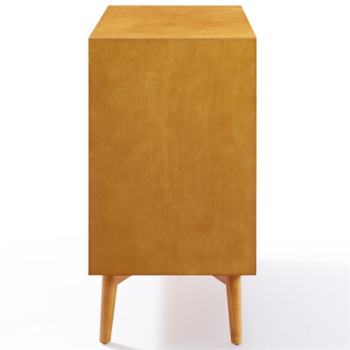 Pemberly Row 2 Door Bar Cabinet in Warm Acorn