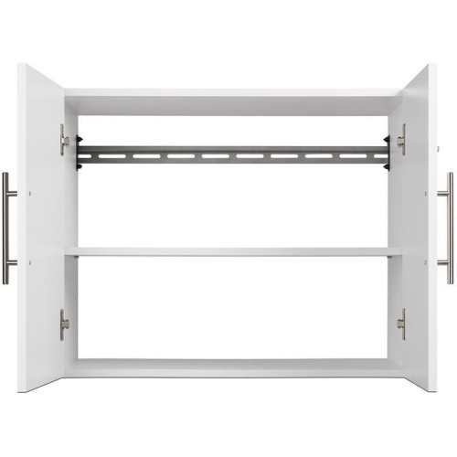 Wright Home Traditional 30" Wood Wall Mounted Garage Cabinet in White