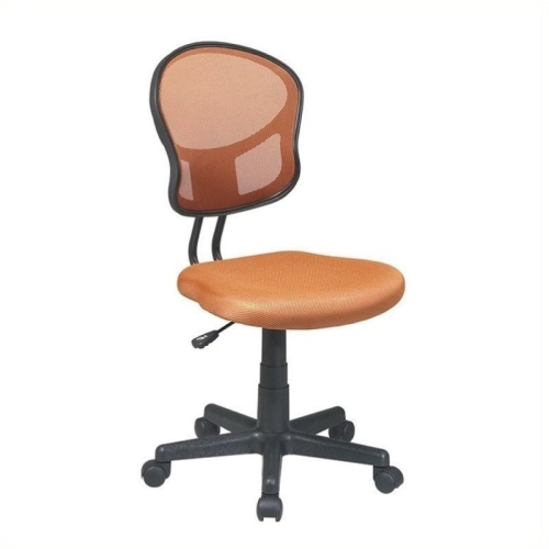 SCRANTON & CO  Mesh Task Office Chair In Orange