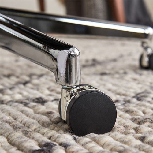 Scranton & Co Modern Home Office Chair White Bonded Leather