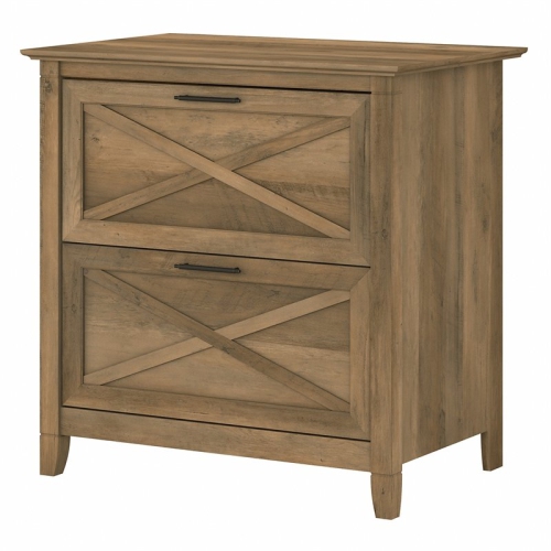 Key West 2 Drawer Lateral File Cabinet in Reclaimed Pine - Engineered Wood
