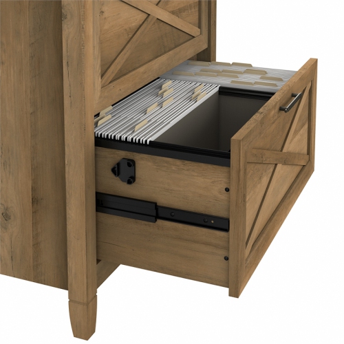 Key West 2 Drawer Lateral File Cabinet in Reclaimed Pine - Engineered Wood