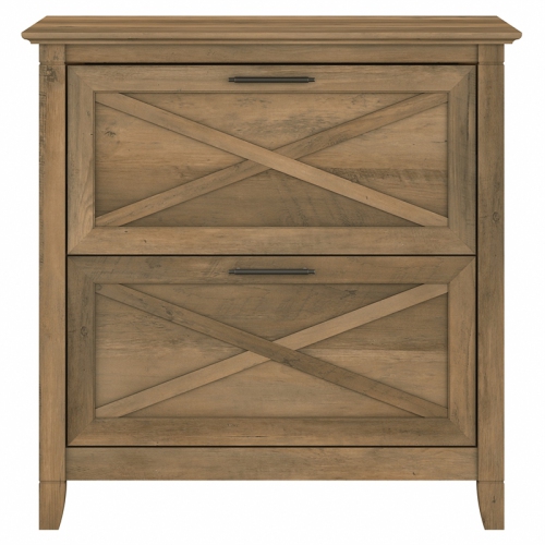 Key West 2 Drawer Lateral File Cabinet in Reclaimed Pine - Engineered Wood