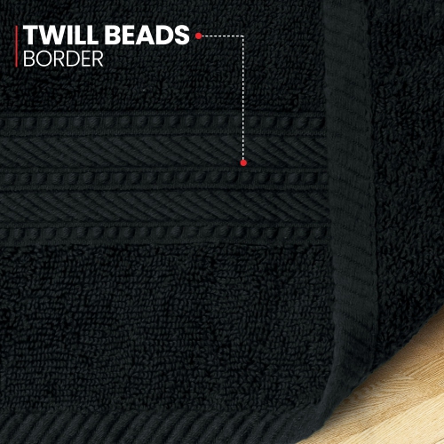 Canadian Linen Luxury – Ensemble d'essuie-mains Everest, 16 x 28&nbsp;po, paq. 6, essuie-mains légers en coton doux et absorbant à séchage rapide