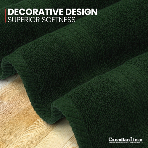 Canadian Linen – Lot de 12 débarbouillettes de luxe Everest 12 x 12&nbsp;po, coton doux absorbant, coton doux, séchage rapide, pour salle de bain,