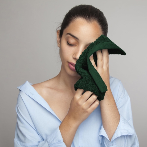 Canadian Linen – Lot de 12 débarbouillettes de luxe Everest 12 x 12&nbsp;po, coton doux absorbant, coton doux, séchage rapide, pour salle de bain,