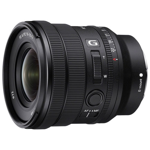 Sony E-Mount FE PZ 16-35mm F4 Full-Frame Constant Aperture Wide Angle Power Zoom G Lens
