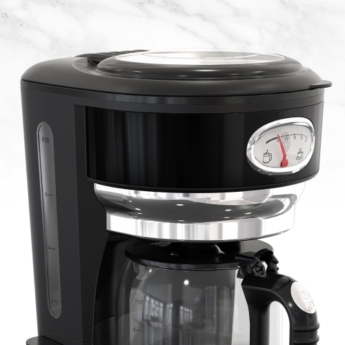 Russell Hobbs Retro Style 8 Cup Coffee Maker, CM3100BKRC