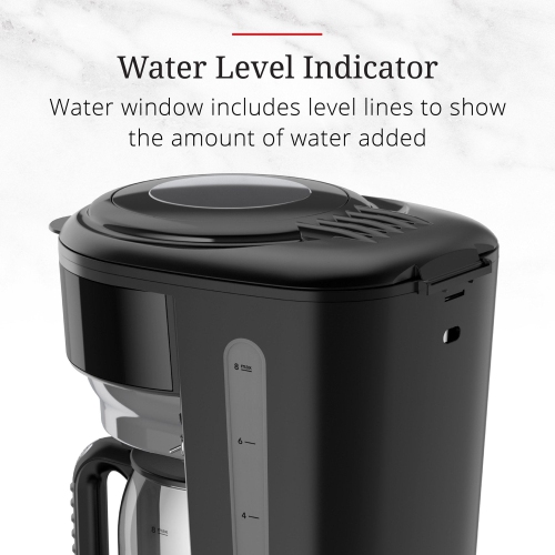 Russell Hobbs Retro Style 8 Cup Coffee Maker, CM3100BKRC