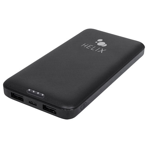 Open Box - Helix ETHPB10 10k mAh Power Bank with Dual USB