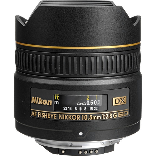 Nikon AF DX Fisheye-NIKKOR 10.5mm f/2.8G ED Lens (INTL Model) with