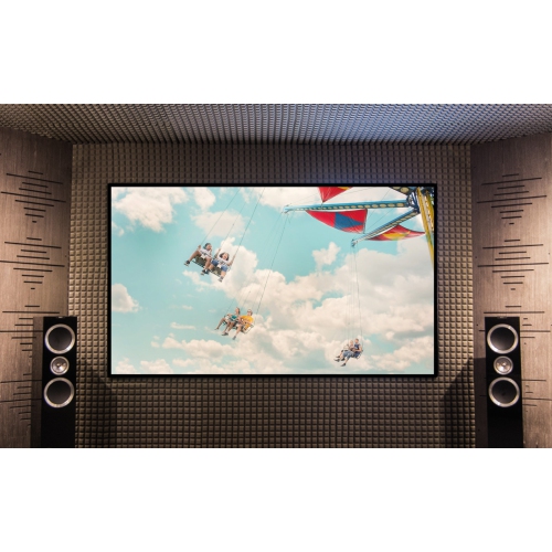 EluneVision Reference Studio Audioweave 8K 108" 16:9 1.15 Gain Slim Fixed Frame Projection Screen