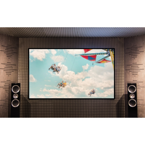 EluneVision 110" 2.35:1 Aspect Ratio 1.15 Gain Slim Audioweave Fixed Frame Projection Screen