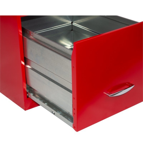 Space Solutions 18" 2 Drawer Metal File Cabinet Lava Red