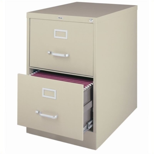 Scranton & Co 2 Drawer Legal File Cabinet in Putty