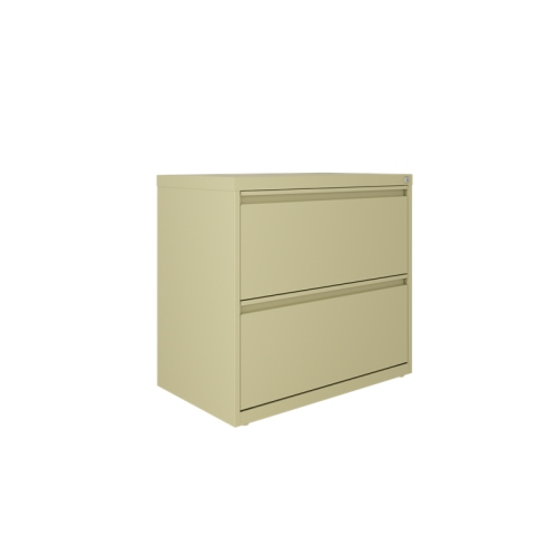 HIRSH INDUSTRIES LLC Hirsh 30 Inch W 2 Drawer Metal Lateral 101 File Cabinet Putty/beige