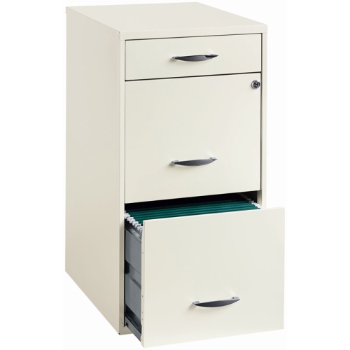 Value Pack 3 Drawer Steel File Cabinet in White