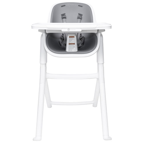 4moms Connect High Chair with Tray - White/Grey