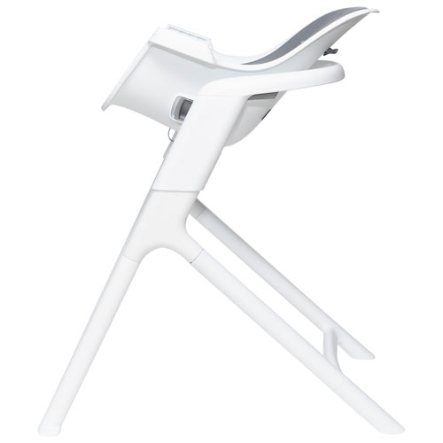 4moms Connect High Chair with Tray - White/Grey