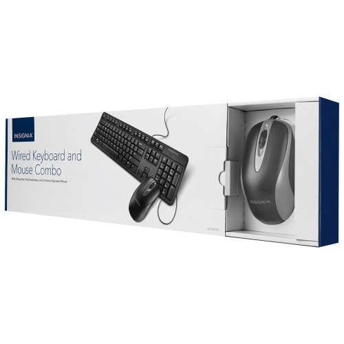 Boîte ouverte – Ensemble clavier et souris optique NS-PNC8001C d’Insignia, anglais