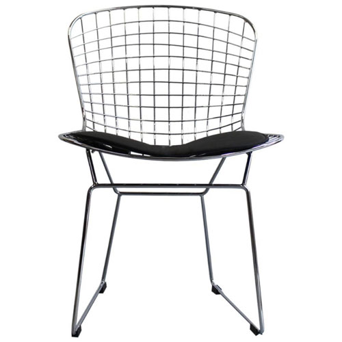 Fairy Home Bertoia Steel Mesh Chaise Lounge Chair - Chrome