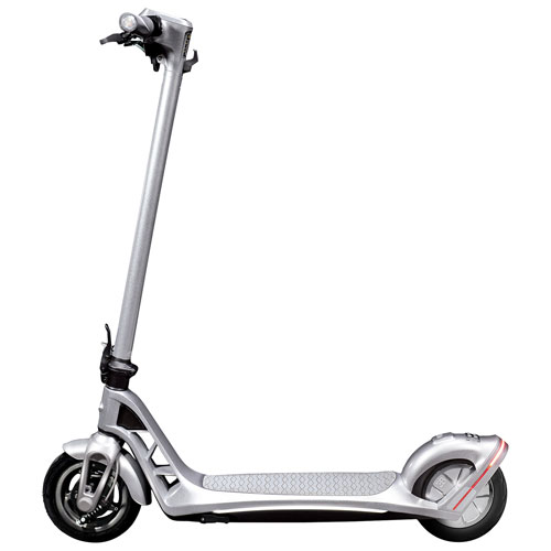 Bugatti 701 600W Adult Electric Scooter w/ 29km/h Top Speed & up to 40km Battery Range - Silver
