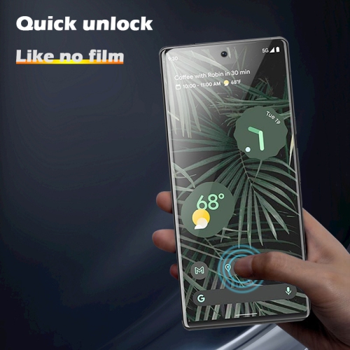 ( KEEGUARD) Google Pixel 6 Pro Premium 3D FULL Glue Full Cover Tempered Glass Screen Protector + Lens Protector