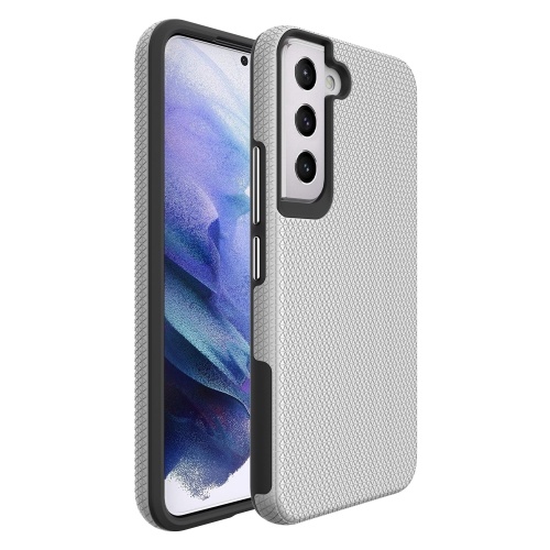 【CSmart】 Étui Coque rigide hybride en PC rigide antichoc et résistante aux rayures pour Samsung Galaxy S22, Argent