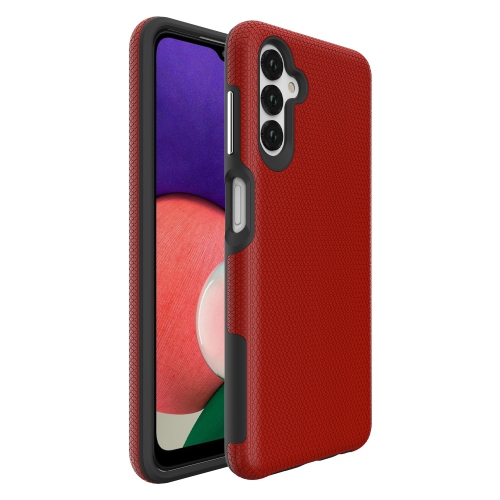 【CSmart】 Slim Fitted Hybrid Hard PC Shell Shockproof Scratch Resistant Case Cover for Samsung Galaxy A13 5G / A04s, Red