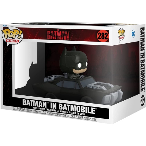 FUNKO  Pop Dc Heroes The Batman 3.75 Inch Action Figure - Batman In Batmobile #282