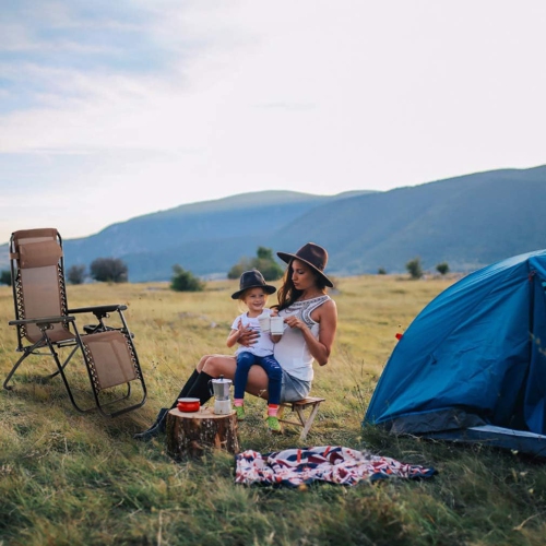 Zero Gravity Chairs Set of 2 with Pillow and Cup Holder Patio Outdoor Adjustable Dining Reclining Folding Chairs for Deck Patio Beach Yard