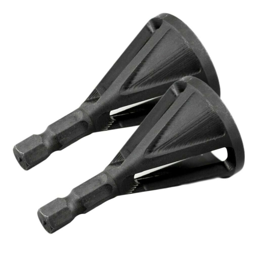 Burr Remove Tool, 5Pcs Triangle Shank Deburring Tool External Chamfer Drill Bit External for All Kinds of Chuck Drill Tools Quickly Repairs Damaged