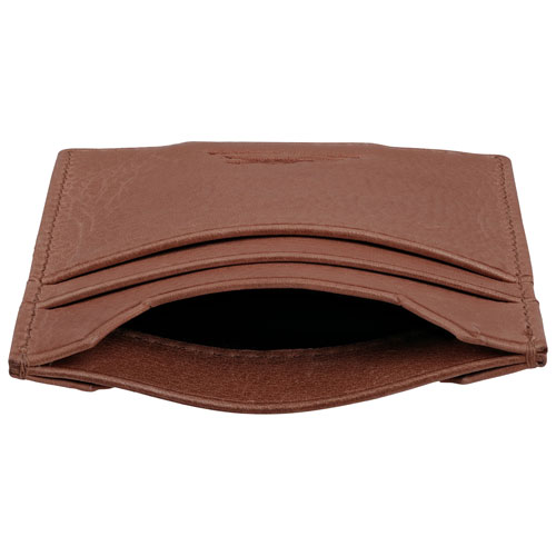 Portefeuille RFID en cuir véritable avec pince à billets Bellagio de Mancini - Brun