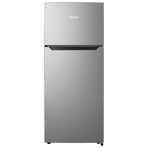 Hisense 19" 4.3 Cu. Ft. Freestanding Compact Top Freezer Refrigerator - Silver