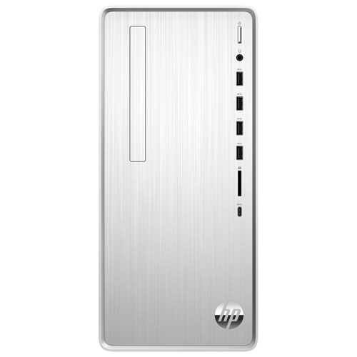 HP Desktop PC - Natural Silver (AMD Ryzen 5 5600G/512GB SSD/12GB RAM) -  Only at Best Buy