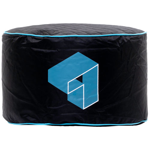 Gouchee Home Siteazee Polyester Pouf - Blue