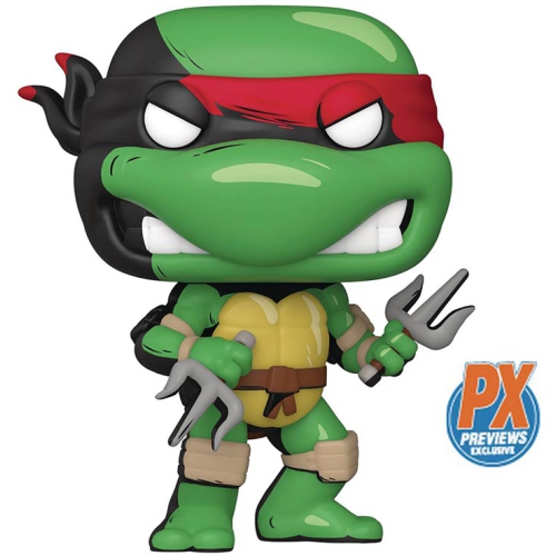 FUNKO  Pop Animation Teenage Mutant Ninja Turtles 3.75 Inch Action Figure Exclusive - Comics Raphael Px