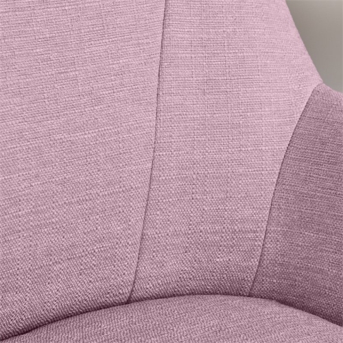 Scranton & Co Home Office Chair in Lilac Purple Twill Fabric
