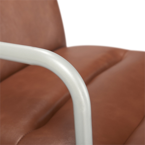 Scranton & Co Modern Executive Leather Desk Chair in Brown