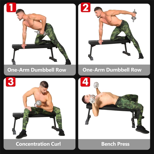 Banc ajustable Bangtong&Li,banc utilitaire pour entraînement complet - pliable tout usage