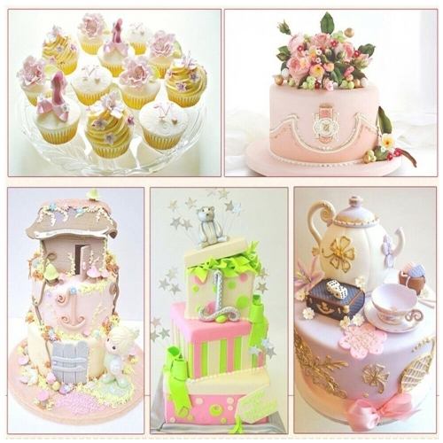 ISTAR 8pcs/Lot Fondant Cake Pastry Carving Cutter 16 Patterns Flower Sugar Craft Modelling Tools Clay Fondant Cake Decorating Tool