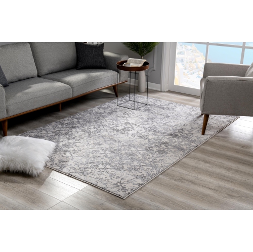 Rug Branch Contemporary Modern Floral Indoor Rug