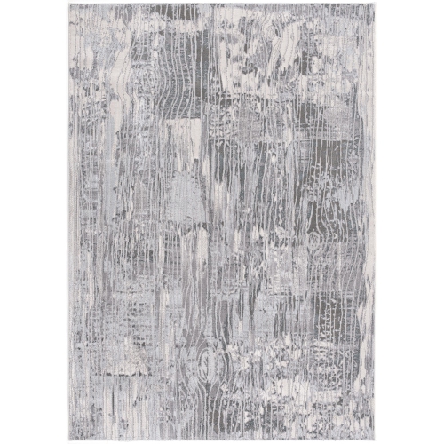 RUG BRANCH  Nyra Contemporary Abstract Grey/blue Indoor Area Rug
