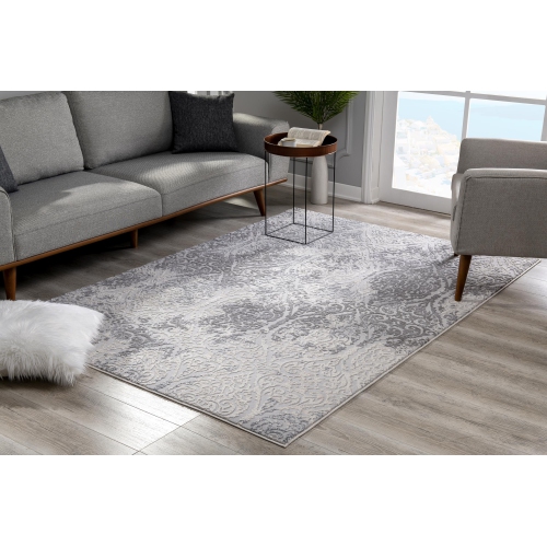 Rug Branch Contemporary Modern Floral Indoor Rug